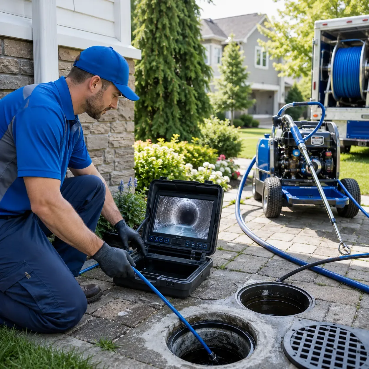 Outdoor drain cleaning professionals serving Hugheston, WV