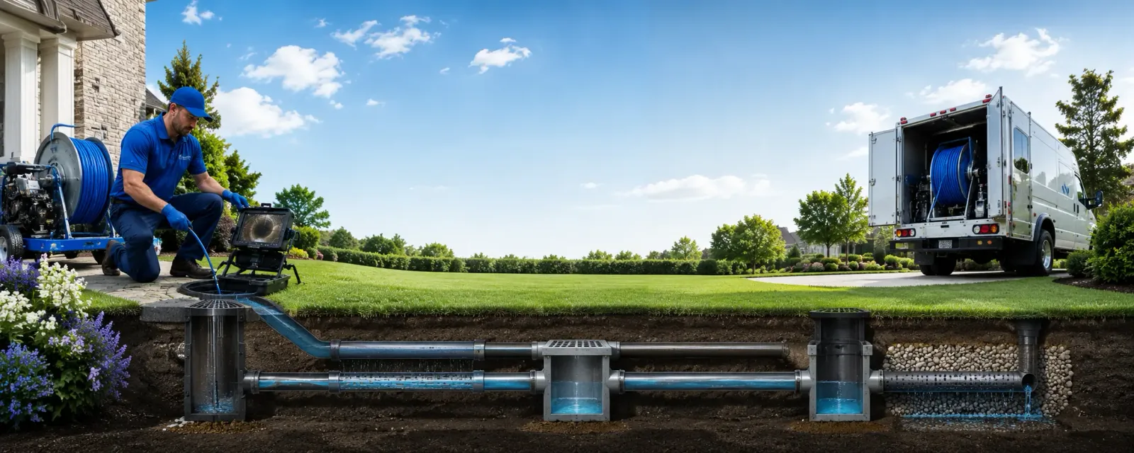Outdoor drain cleaning information for Hugheston, WV